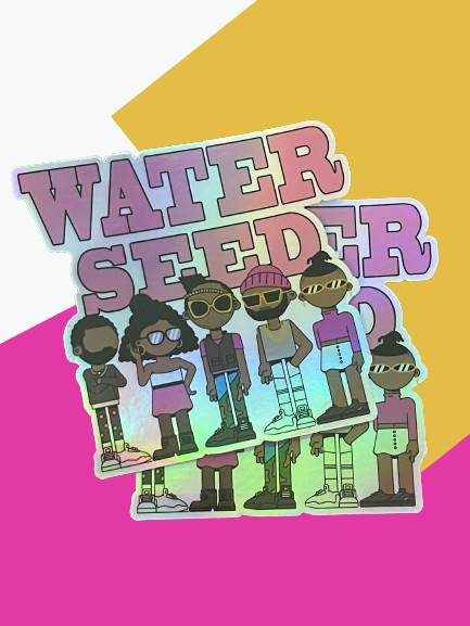 Water Seed Holographic Sticker